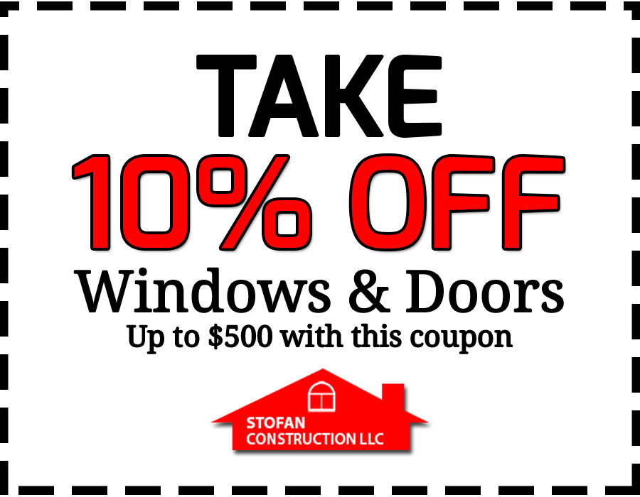 10% off coupon for window & door work